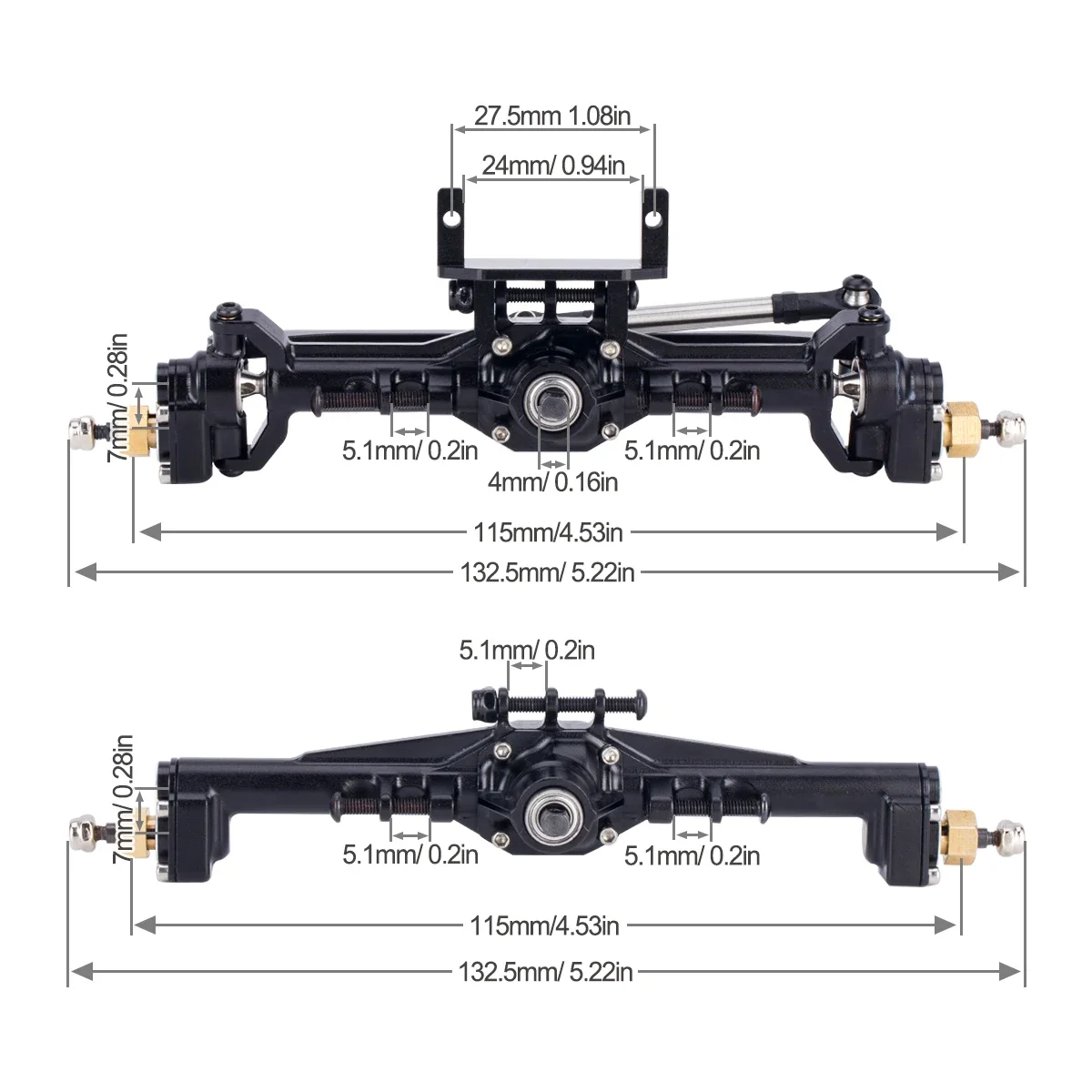 Assi portale CNC in alluminio  - Rc Hobby Crawler recensione e prezzo