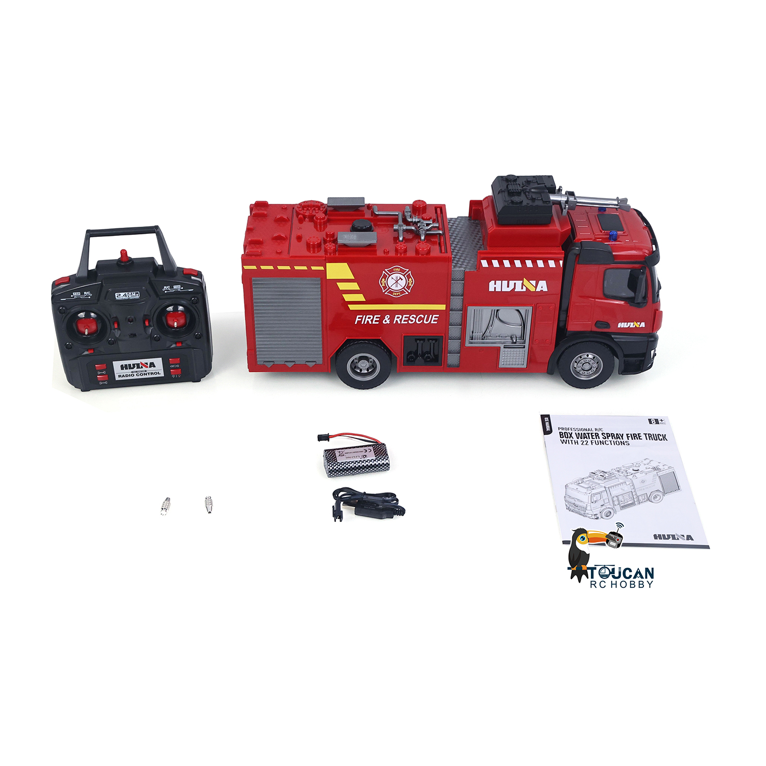 Camion dei Pompieri RC HUINA 1 - Rc Hobby Light recensione e prezzo