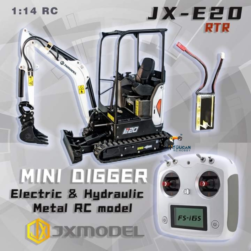 Mini Escavatore RC RTR JX E20  - Rc Hobby Light recensione e prezzo